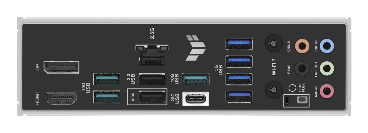 Гейминг дънна платка ASUS TUF GAMING B850-PLUS WIFI AM5 DDR5 ATX MB 1xHDMI 1xDP 3xM.2 4xSATA
