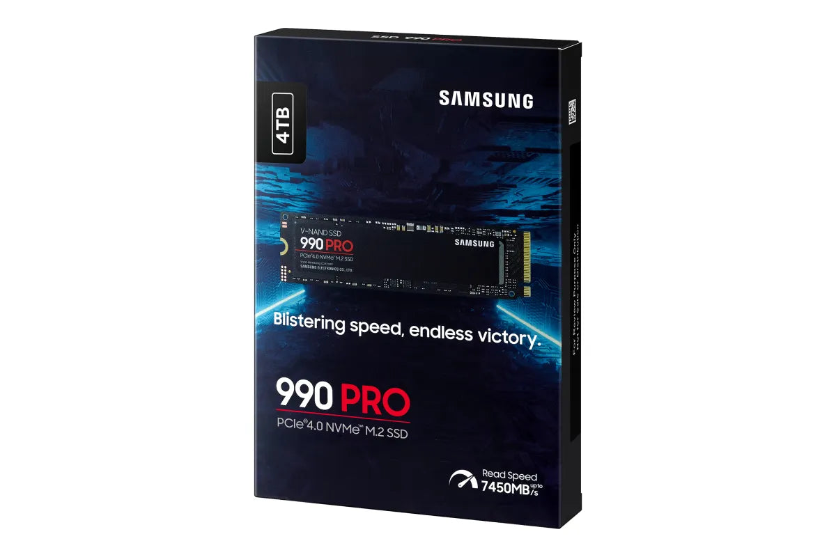 Вътрешни SSD Samsung SSD 990 PRO 4TB M.2 2280 PCIe 4.0 x4 NVMe 2.0