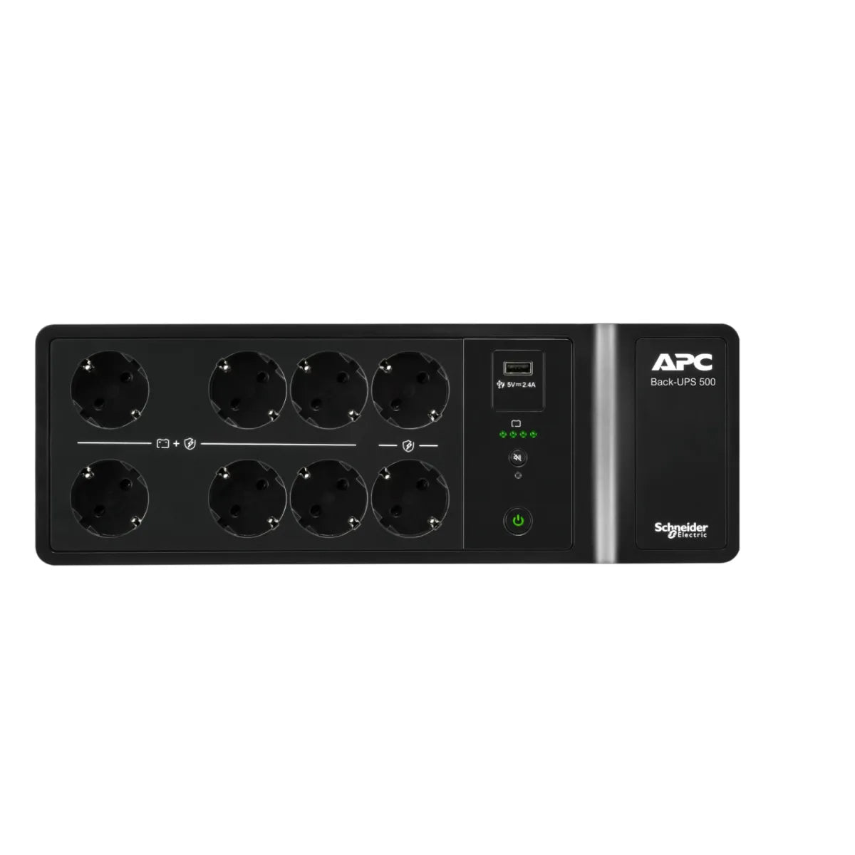 Line Interactive UPS тип кула APC Back-UPS UPS wall mountable / surface mountable AC 230V 300Watt 500VA output connectors 8