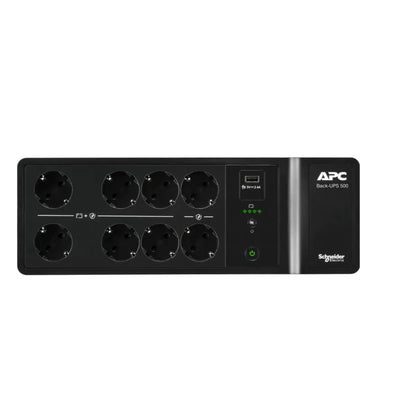Line Interactive UPS тип кула APC Back-UPS UPS wall mountable / surface mountable AC 230V 300Watt 500VA output connectors 8