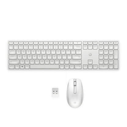 Мишка и клавиатура - безжични HP 655 White Wireless Keyboard and Mouse Combo