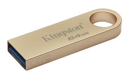 Памет USB Kingston Technology KINGSTON 64GB 220MB/s Metal USB 3.2 Gen 1 DataTraveler SE9 G3