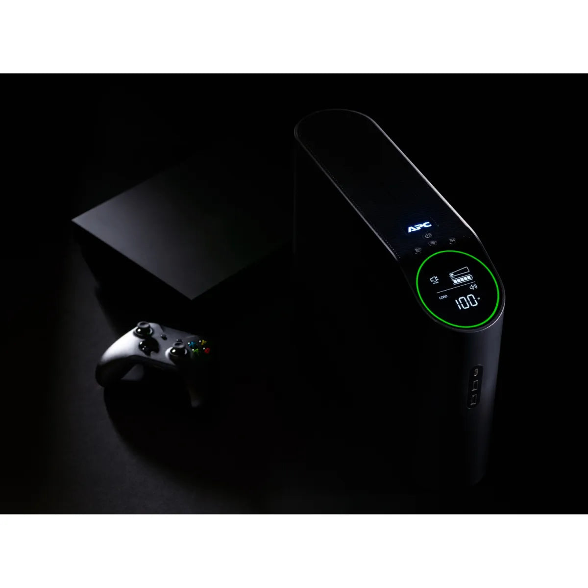 Line Interactive UPS тип кула APC Back-UPS Pro UPS tower RGB lights AC 230V 1320Watt 2200VA 1-phase output connectors 6 Black midnight