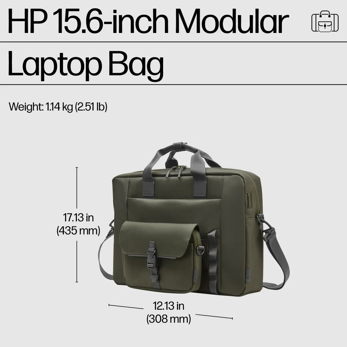 Чанти за преносими компютр HP 15.6inch Modular Laptop B Bag