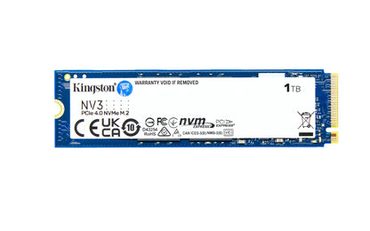 Вътрешни SSD Kingston Technology KINGSTON 1000GB NV3 M.2 2280 PCIe 4.0 NVMe SSD