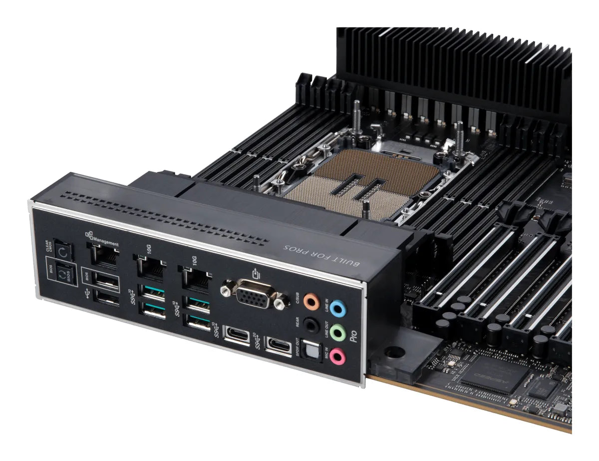 Дънна платка INTEL ASUS PRO WS W790E-SAGE SE LGA4677 ATX 8xDDR4 7xPCIe 4.0 x16 8xSATA 3xM.2