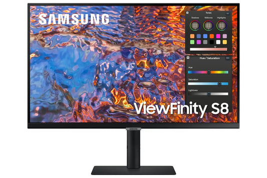 Бизнес монитор Samsung Viewfinity S8 S80PB 27inch monitor 16:9 3840x2160 IPS 5ms HDR400 HAS/Swivel/Pivot/Tilt HDMI/DP/USB-C 90W/LAN USB3 Hub