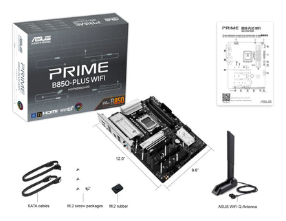 Дънна платка AMD ASUS PRIME B850-PLUS WIFI AMD B850 DDR5 ATX motherboard 1xHDMI 1xDP 3xM.2 4xSATA