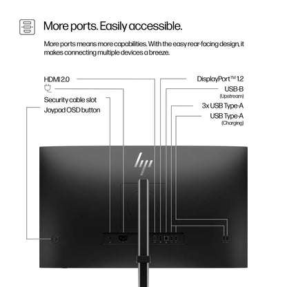 Бизнес монитор HP S5 Pro 527pq 27inch QHD HDMI DP Monitor SmartBuy (EU) 3/3/0
