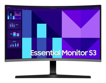 SAMSUNG Essential S3 Monitor 27inch Curved S39GD 100Hz 250 cd/㎡ FHD VA D-SUB HDMI