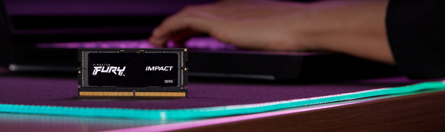 Памет за мобилен компютър Kingston Technology KINGSTON 16GB 5600MT/s DDR5 CL40 SODIMM FURY Impact PnP
