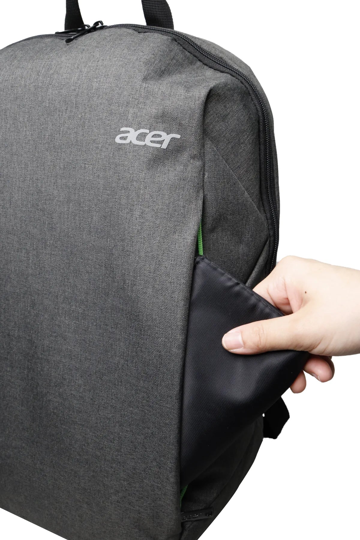 Чанта за преносим компютър Acer urban backpack grey & green 15.6inch