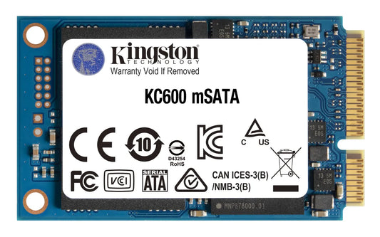Вътрешни SSD Kingston Technology KINGSTON KC600 256GB SATA3 mSATA SSD