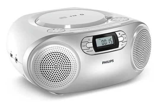 Високоговорител и саундбар система Philips CD Player Radio Bluetooth 3W RMS silver