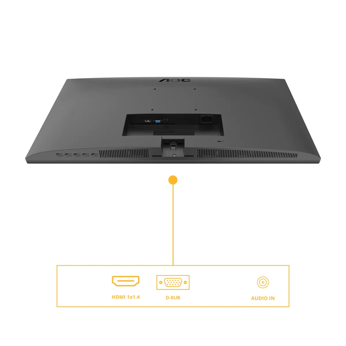 Бизнес монитор AOC 27B3HA2 27inch IPS 1920x1080 16:9 4ms 250cd/m2 HDMI VGA Black