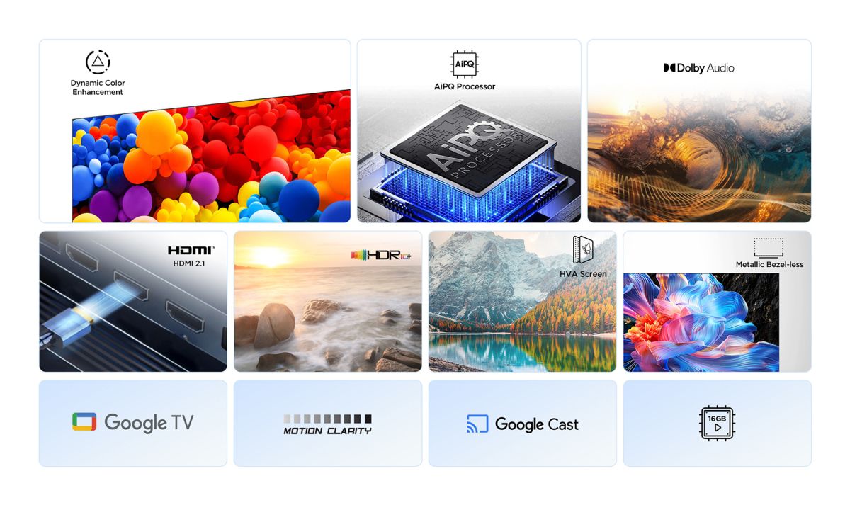 Телевизор TCL 50inch UHD 4K Android TV DVB Audio 2x10W HDR10 50P6K