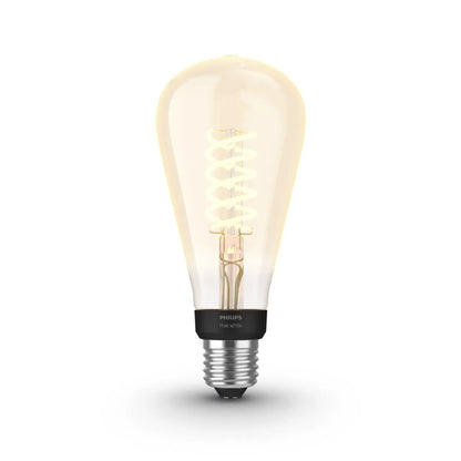 Крушки и Ламп Philips by Signify PHILIPS HueW 7W Fil ST72 EUR E27