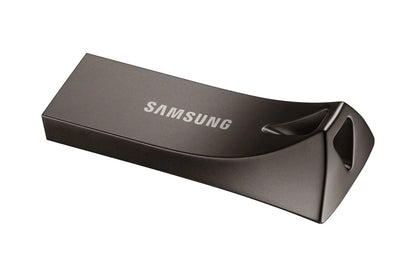Памет USB Samsung BAR Plus USB flash drive Type-A 128GB 400 MB/s read 110 MB/s write resistant USB 3.1 Titan Gray with key ring