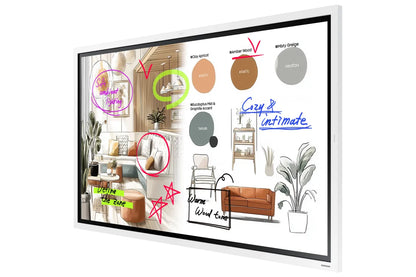 Професионален дисплей със сензорен екран Samsung FLIP 5 PRO WM55FX 55inch Tactile Infrared 20p UHD 3840x2160 16:9 350 without glass 16/7 from the mate