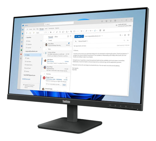 Бизнес монитор Lenovo ThinkVision S24-4e 23.8inch IPS WLED QHD 250cd/m2 4ms HDMI VGA