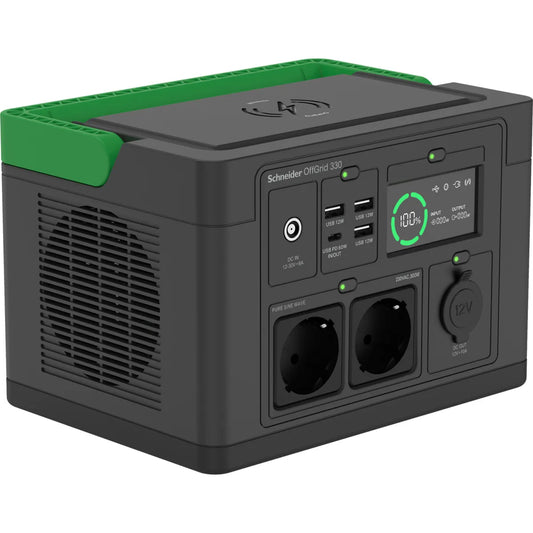 Акумулаторно захранване APC Schneider OffGrid Portable Power Station 330 332Wh Lithium-ion 2 Schuko Sinewave