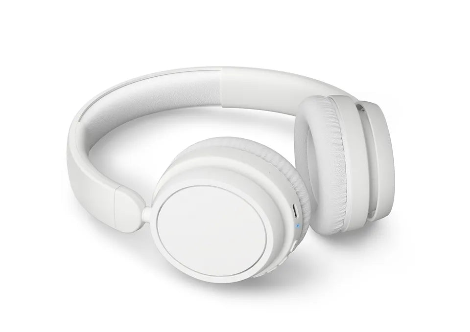 PHILIPS Wireless On Ear Headphone with mic 40mm drivers/closed-back white