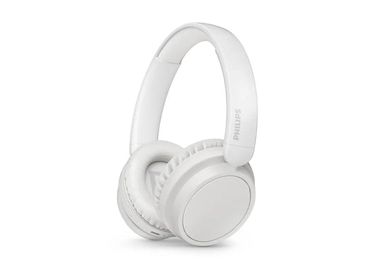 PHILIPS Wireless On Ear Headphone with mic 40mm drivers/closed-back white