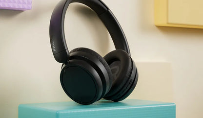 PHILIPS Wireless On Ear Headphone with mic 40mm drivers/closed-back black