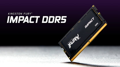 Памет за мобилен компютър Kingston Technology KINGSTON 16GB 5600MT/s DDR5 CL40 SODIMM FURY Impact PnP