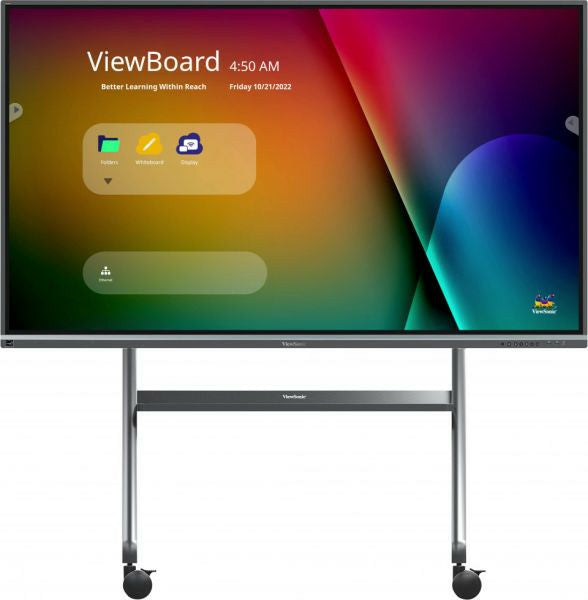 Свободностоящи стойки и количка Viewsonic VB-STND-009 Trolley Stand Height Adjustable Trolley Cart for 65inch-105inch Display up to 120Kg VESA