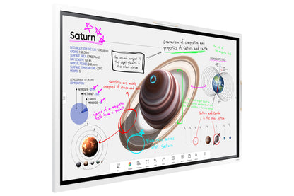 Професионални дисплеи със сензорен екран Samsung Flip Pro Digital Flipboard 55inch 4K IR Touch HDMI USB LAN WiFi WPA2 Enterprise Bluetooth Tizen 6.5 SoC 2x10W 400x400