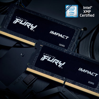 Памет за мобилен компютър Kingston Technology KINGSTON 16GB 5600MT/s DDR5 CL40 SODIMM FURY Impact PnP