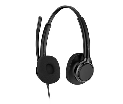 Бизнес слушалки HP Poly Mission 425 Stereo USB Wired Headset Classic WW