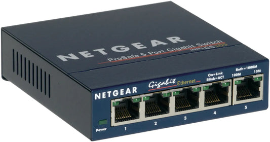 Комутатор - Неуправляем NETGEAR Gigabit Ethernet Switch 5xRJ45 10/100/1000 5port Lifetime Warranty EN