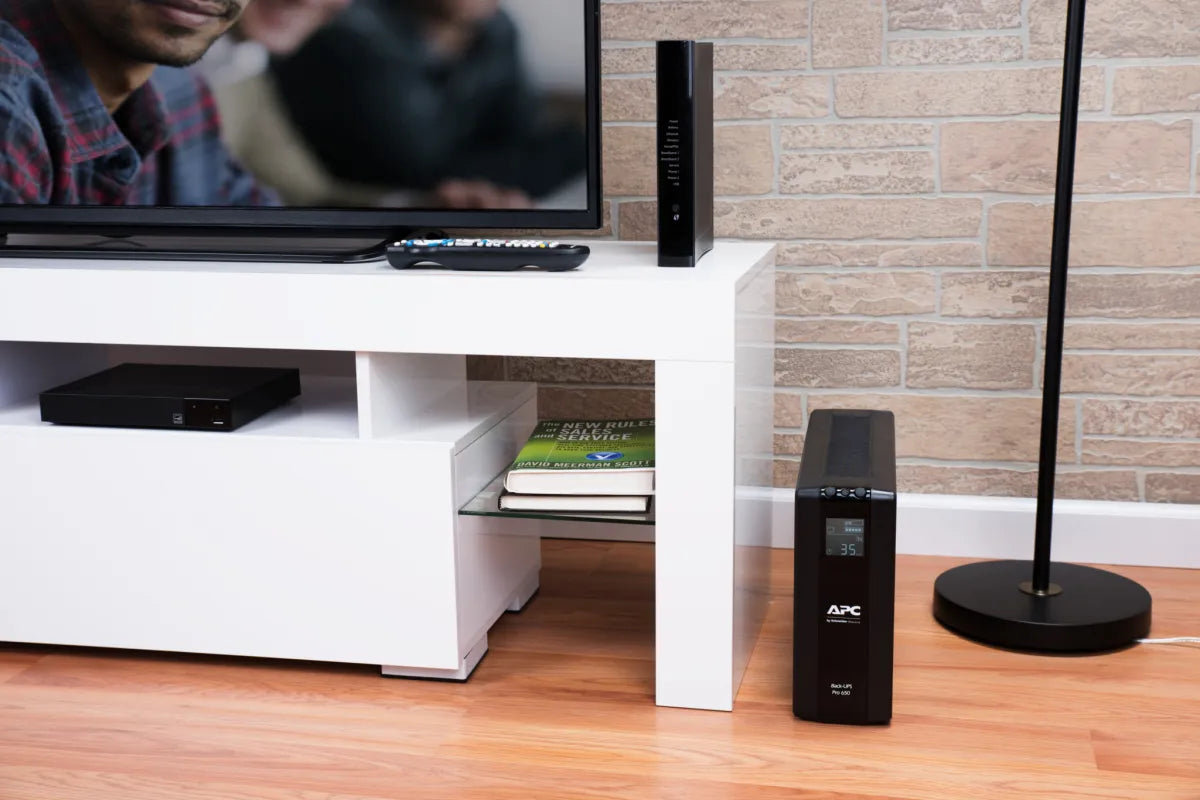 Line Interactive UPS тип кула APC Back-UPS Pro BR650MI UPS AC 230V 390Watt 650VA USB output connectors 6 Black