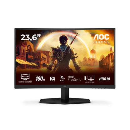 Гейминг монитор AOC C24G42E 23.6inch Curved Fast VA FHD 180Hz 0.5ms 250cd/m2 HDMI 2.0 DP1.4 Speakers