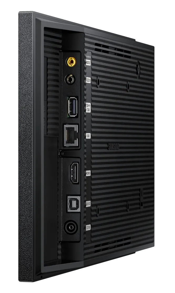 Професионален дисплей със сензорен екран Samsung QB13R-T 13inch Touch FHD 16:9 300 nits 16/7 operation black HDMI RS232 in USB 2.0 Ethernet WiFi SSSP6 Tizen Player