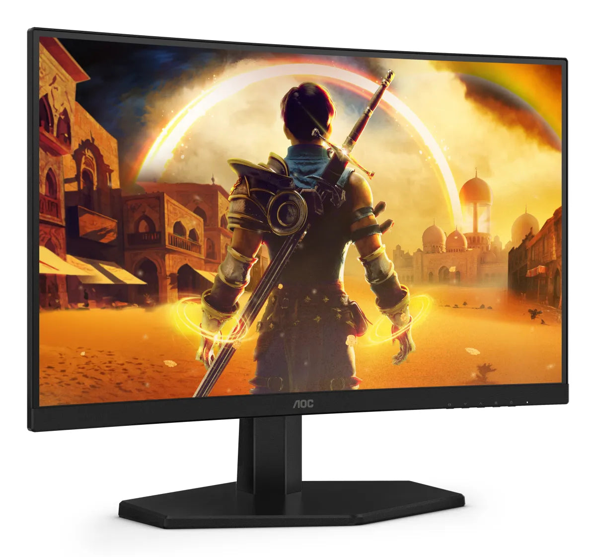 Гейминг монитор AOC C24G42E 23.6inch Curved Fast VA FHD 180Hz 0.5ms 250cd/m2 HDMI 2.0 DP1.4 Speakers