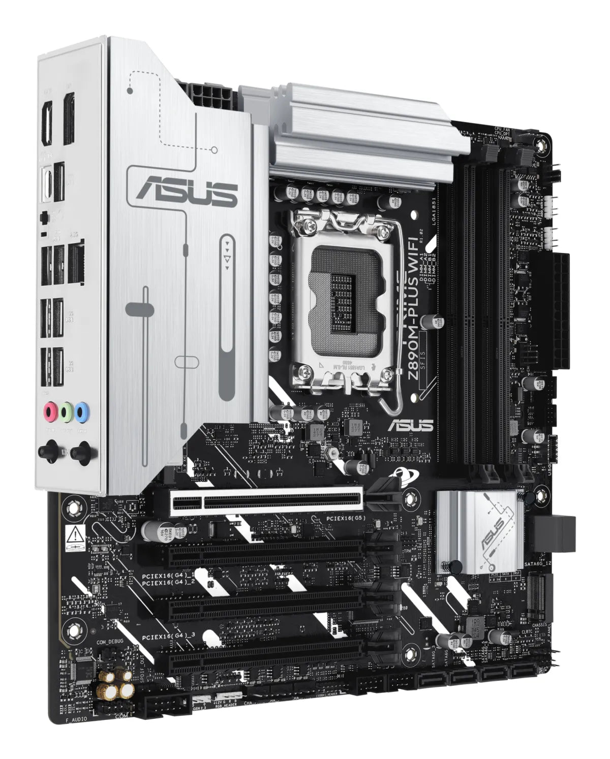 Дънна платка INTEL ASUS PRIME Z890M-PLUS WIFI LGA1851 DDR5 mATX MB