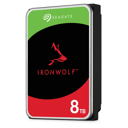 Вътрешни HDD Seagate NAS HDD 8TB IronWolf 7200rpm 6Gb/s SATA 256MB cache 89cm 3.5inch 24x7 CMR for NAS and RAID Rackmount systems BLK