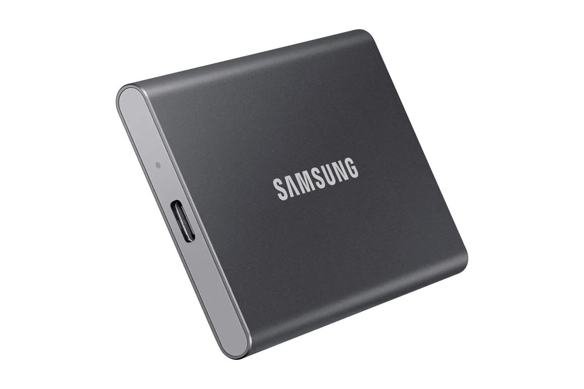 Външен SSD Samsung Portable SSD T7 2TB external USB 3.2 Gen 2 titan grey