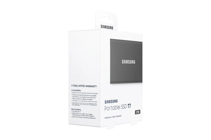 Външен SSD Samsung Portable SSD T7 2TB external USB 3.2 Gen 2 titan grey