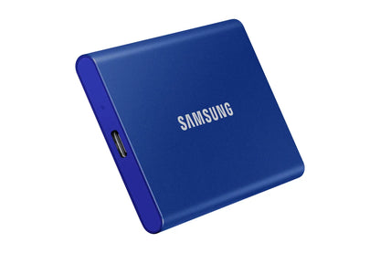 Външен SSD Samsung Portable SSD T7 2TB external USB 3.2 Gen 2 Indigo Blue