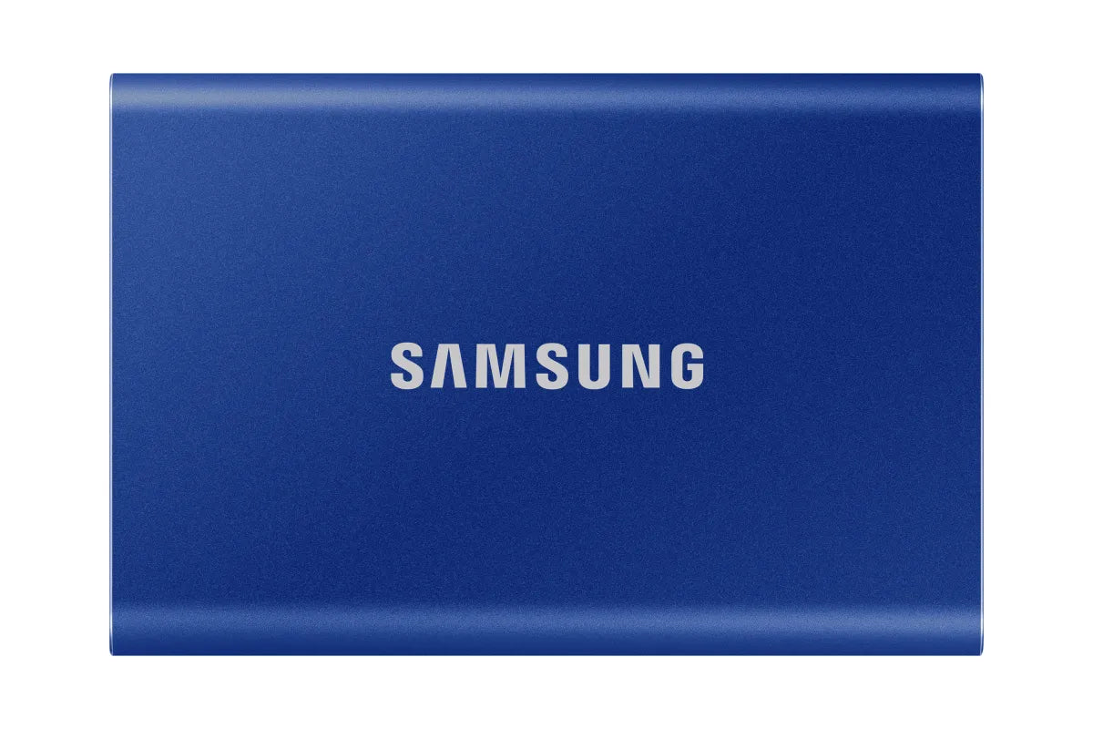 Външен SSD Samsung Portable SSD T7 1TB external USB 3.2 Gen 2 Indigo Blue