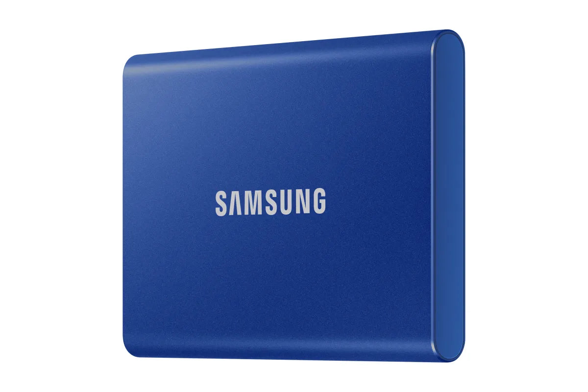 Външен SSD Samsung Portable SSD T7 1TB external USB 3.2 Gen 2 Indigo Blue