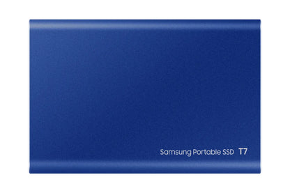 Външен SSD Samsung Portable SSD T7 1TB external USB 3.2 Gen 2 Indigo Blue