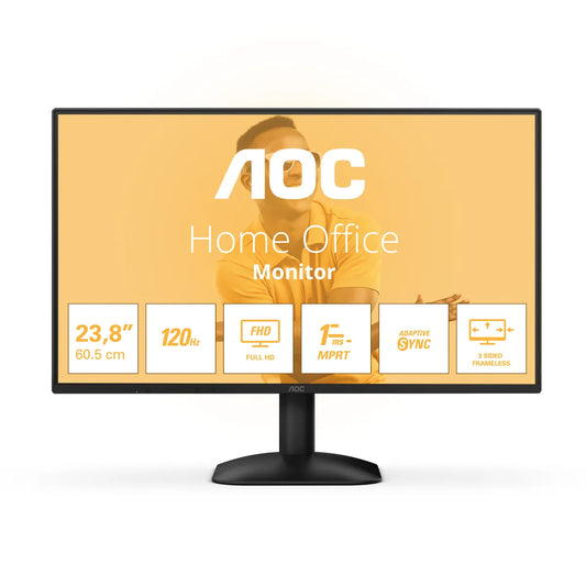 Бизнес монитор AOC 24B31H 23.8inch IPS FHD 120Hz 300cd/m2 1ms VGA HDMI