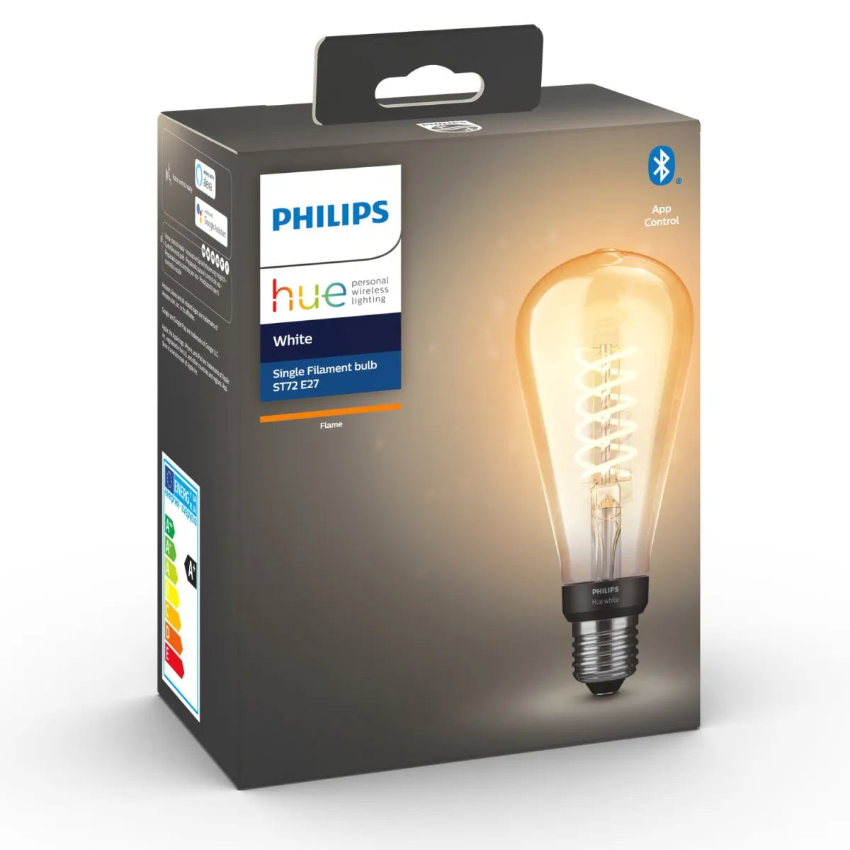 Крушки и Ламп Philips by Signify PHILIPS HueW 7W Fil ST72 EUR E27