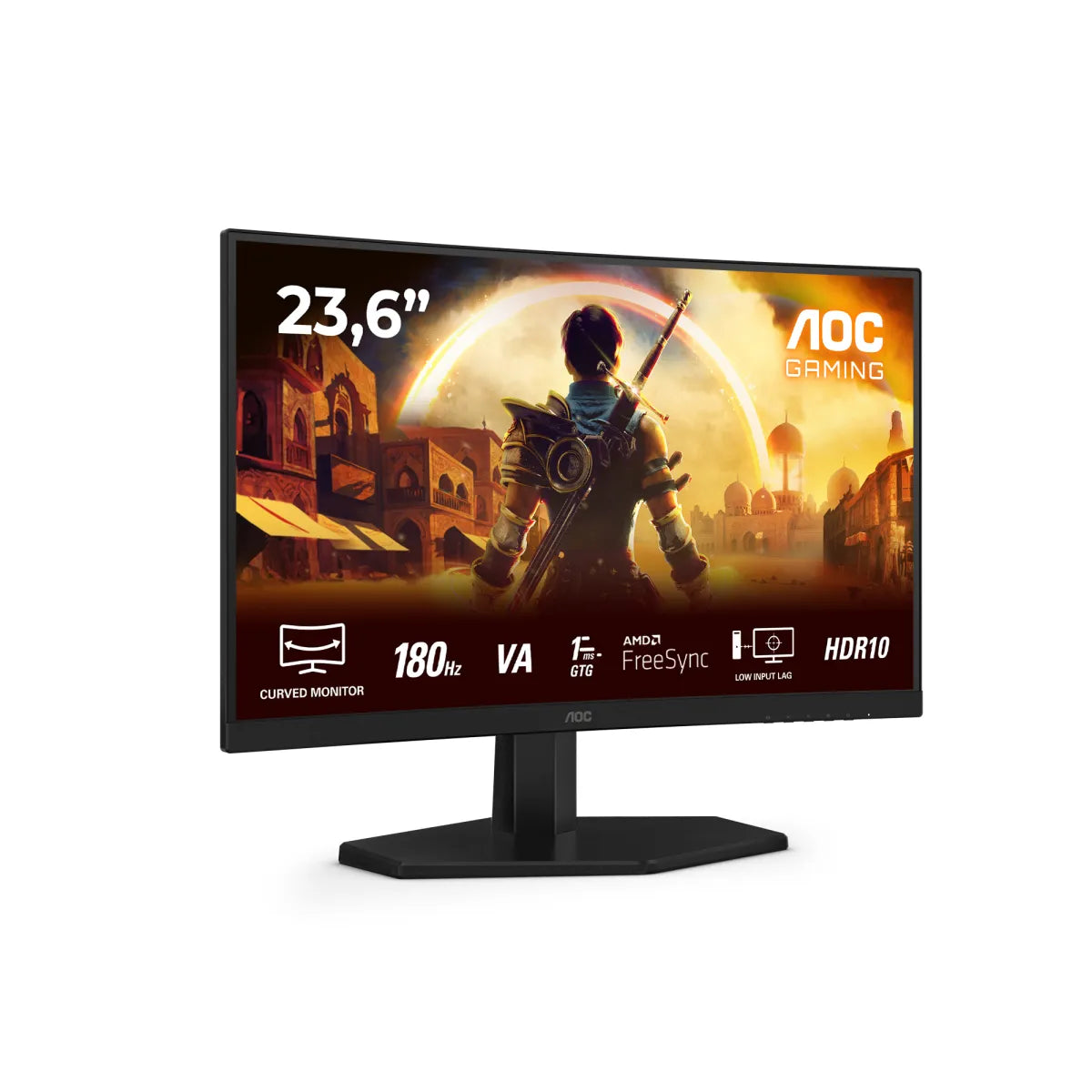 Гейминг монитор AOC C24G42E 23.6inch Curved Fast VA FHD 180Hz 0.5ms 250cd/m2 HDMI 2.0 DP1.4 Speakers