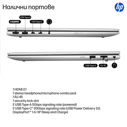 Лаптоп HP ProBook 4 G1iR Intel Core 7 150U 16inch WUXGA 16GB 512GB W11P